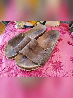 Biostep Suede Slide Sandals!